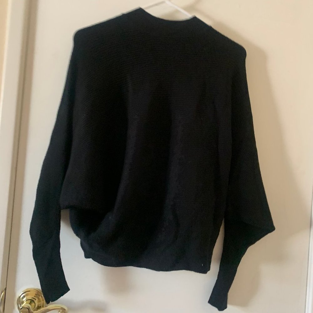 Black Ribbed Sweater